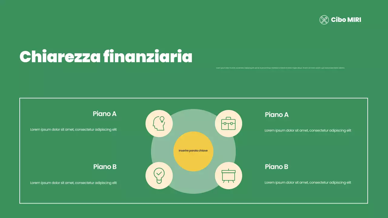 presentazione verde moderna nonprofit