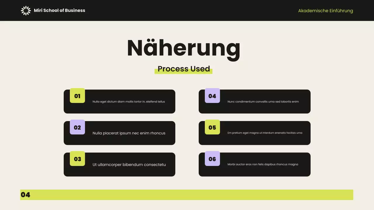 Akademische Einführung Präsentation