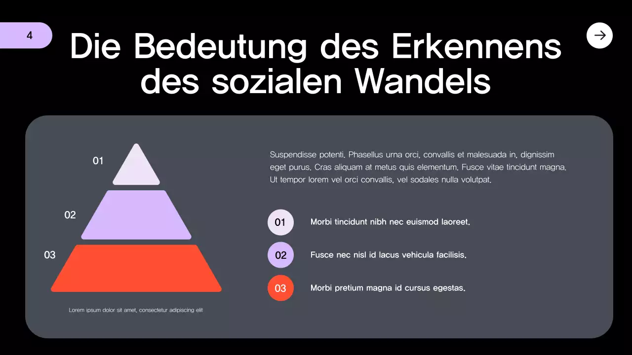 lila moderne Zivilanzeige