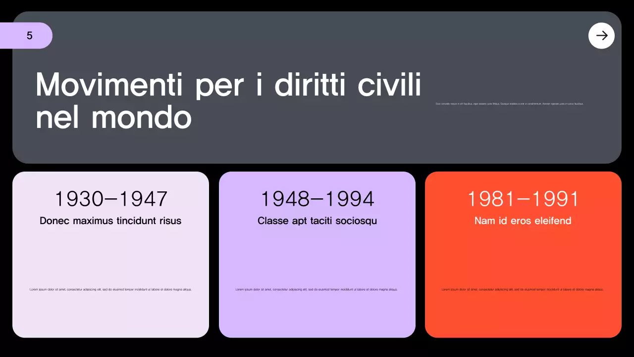 annuncio civile moderno viola