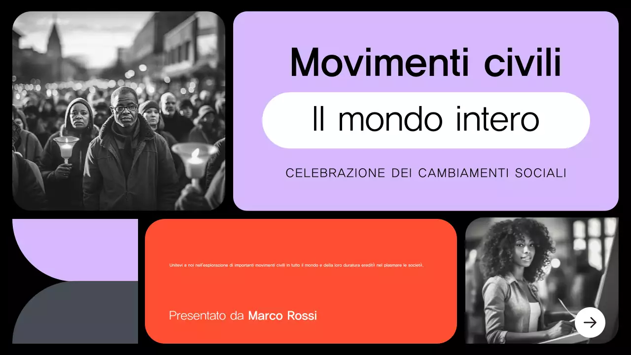 annuncio civile moderno viola