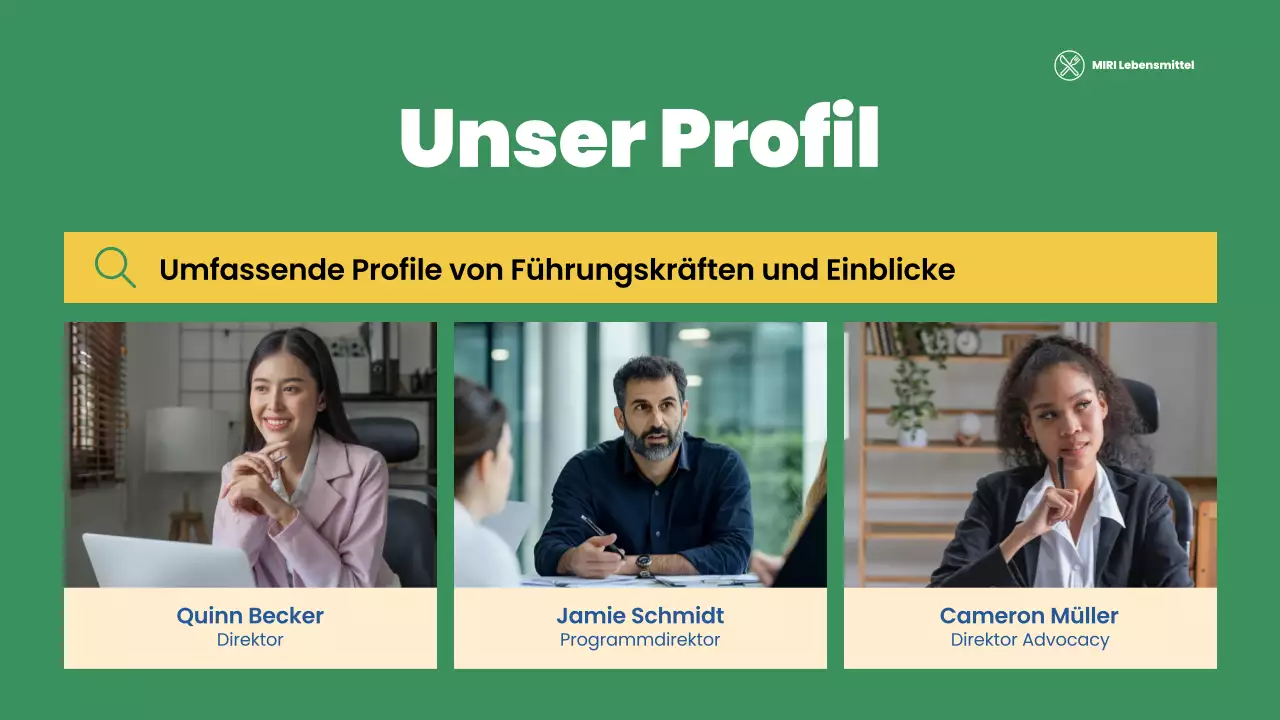 grüne moderne gemeinnützige Präsentation