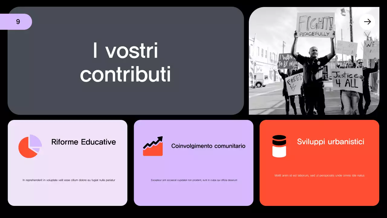 annuncio civile moderno viola