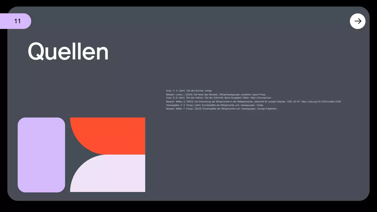 lila moderne Zivilanzeige