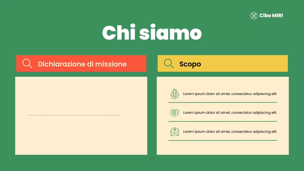 presentazione verde moderna nonprofit