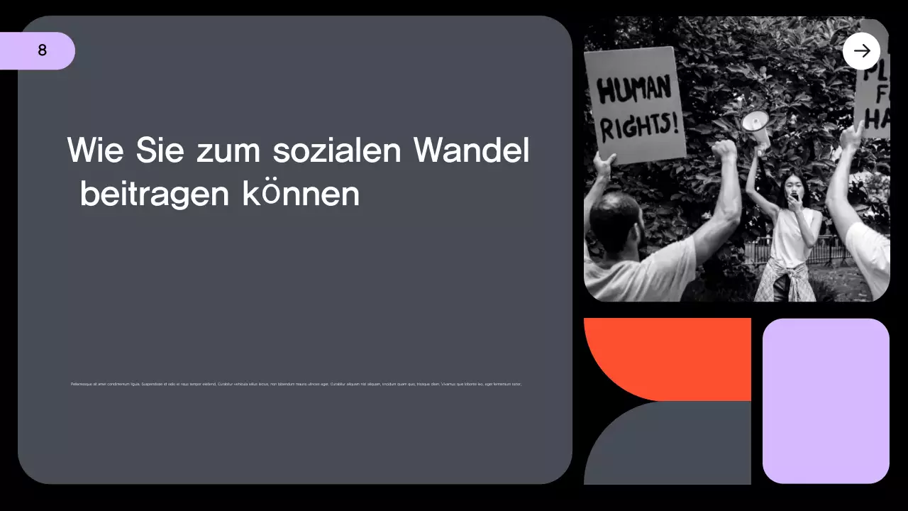 lila moderne Zivilanzeige