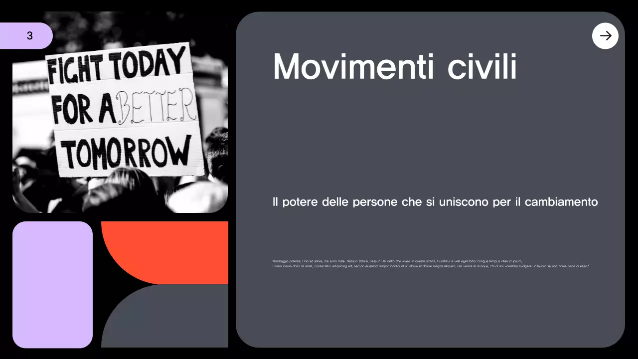 annuncio civile moderno viola