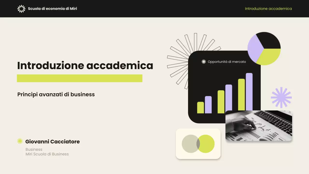 Presentazione dell'introduzione accademica