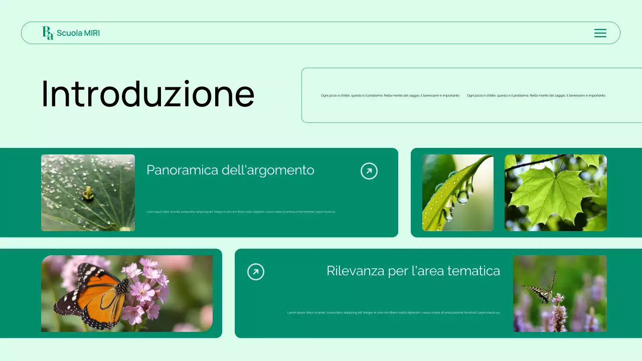 presentazione della biologia verde moderna