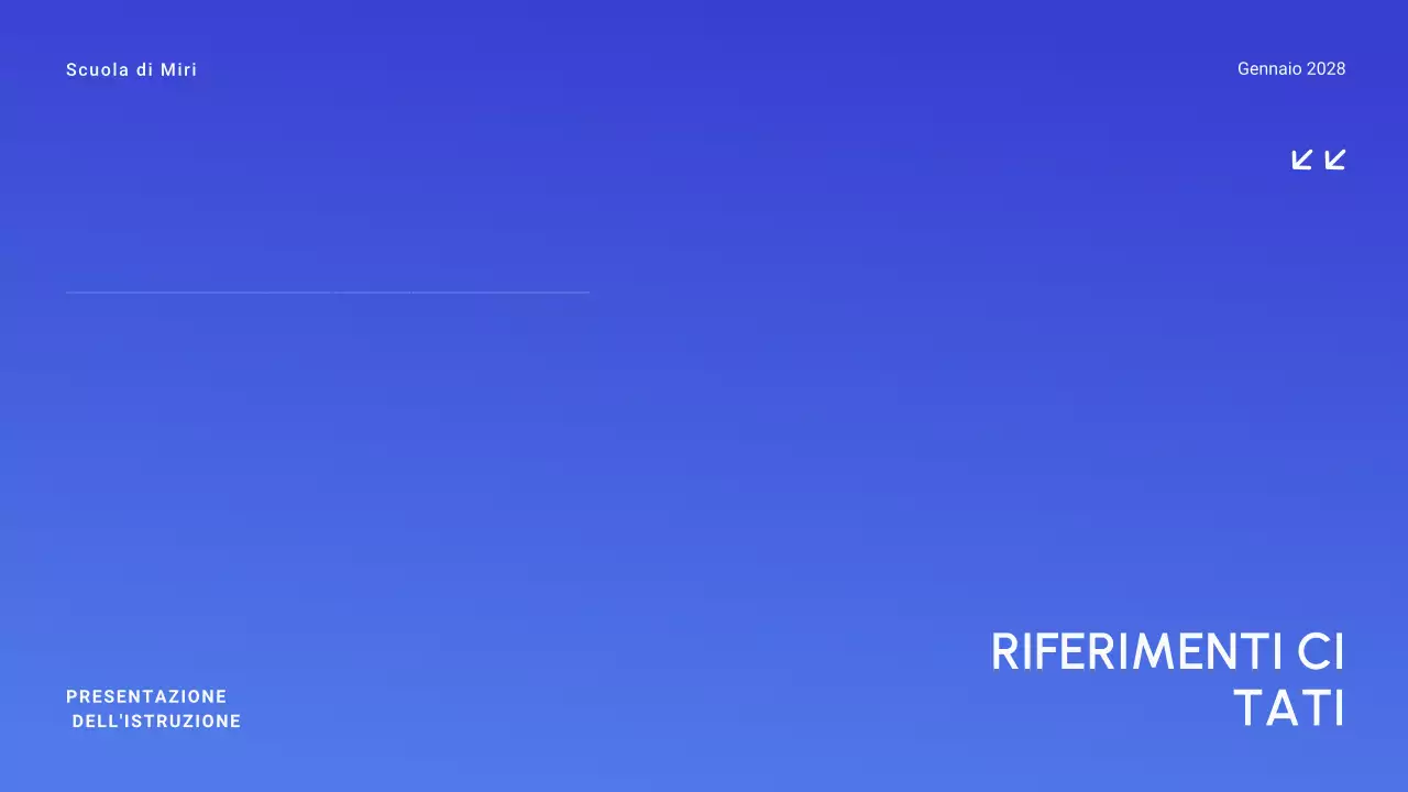 Blu Gradiente Minimal Istruzione superiore Materiale didattico generale