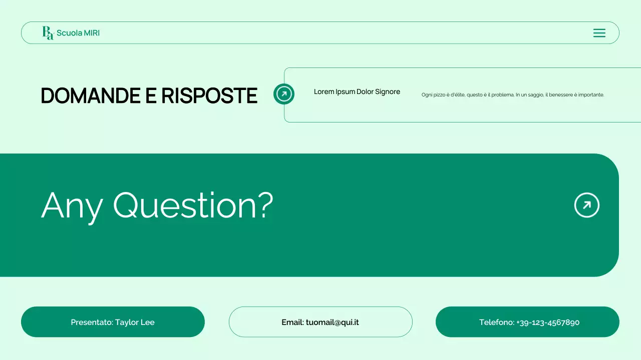 presentazione della biologia verde moderna