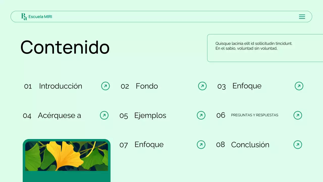 presentación de la biología moderna verde