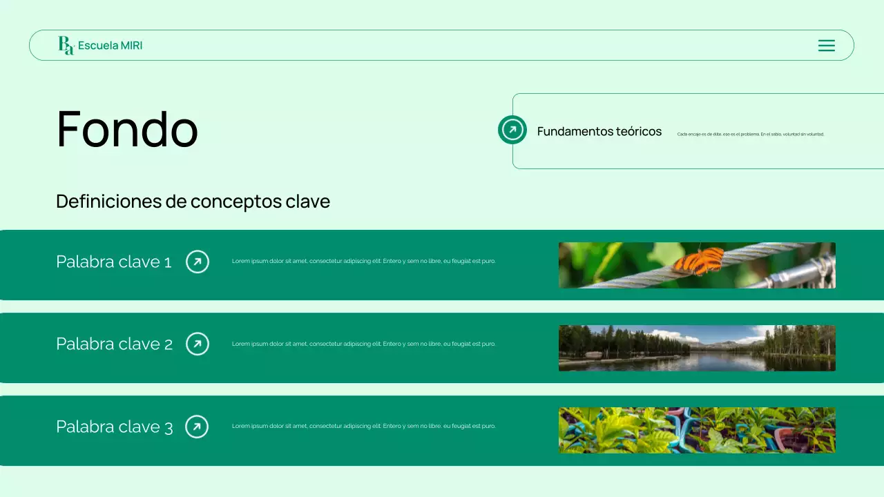 presentación de la biología moderna verde