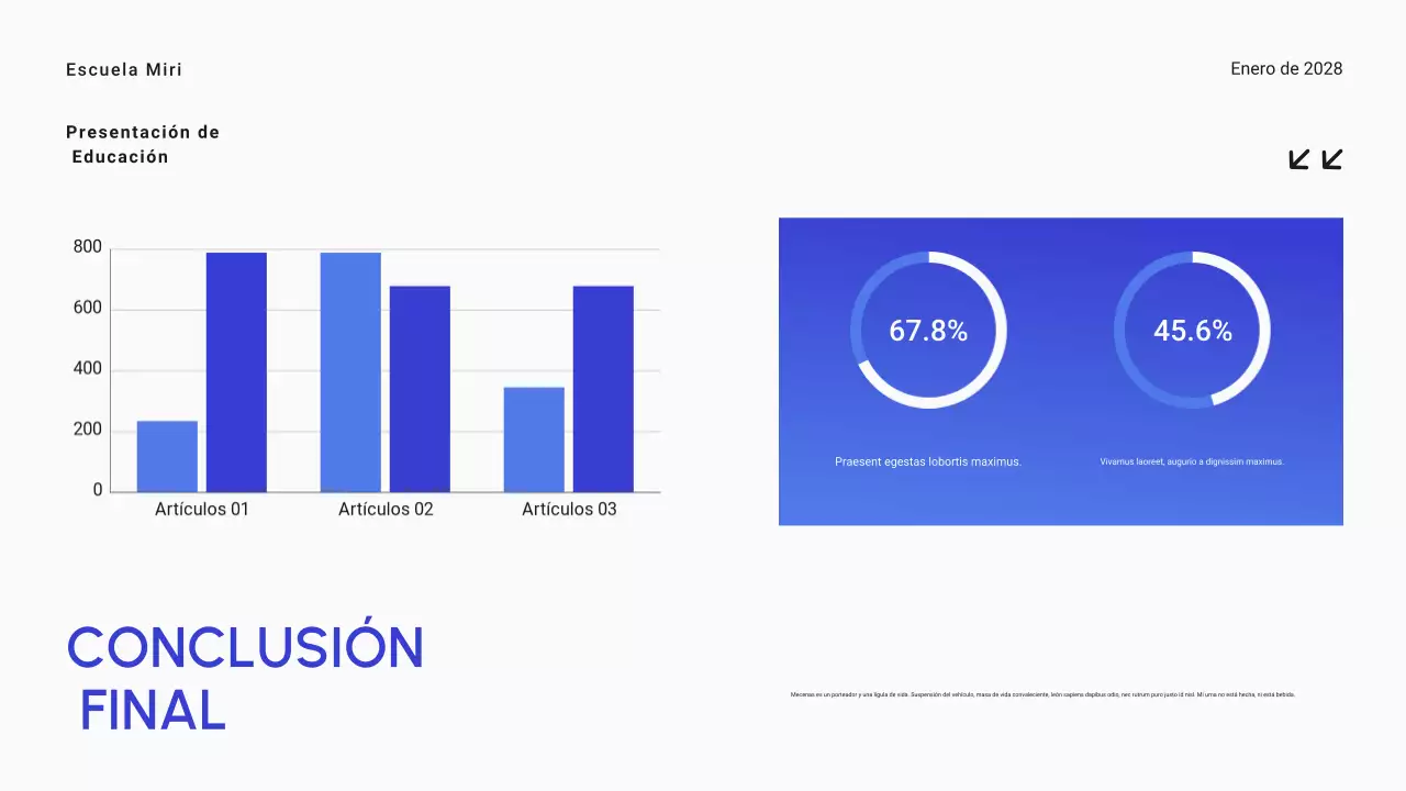 Gradiente azul Mínimo Educación superior Material didáctico general