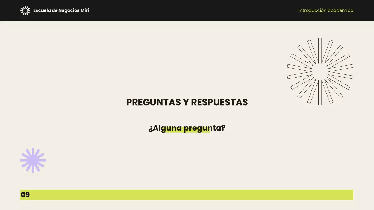 Presentación académica