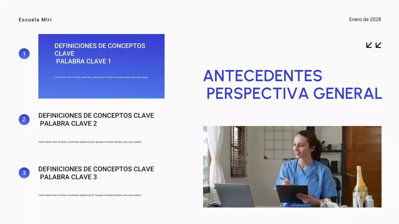 Gradiente azul Mínimo Educación superior Material didáctico general