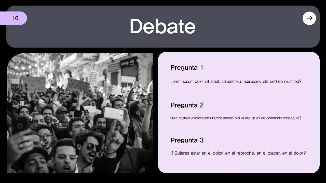 anuncio civil moderno morado