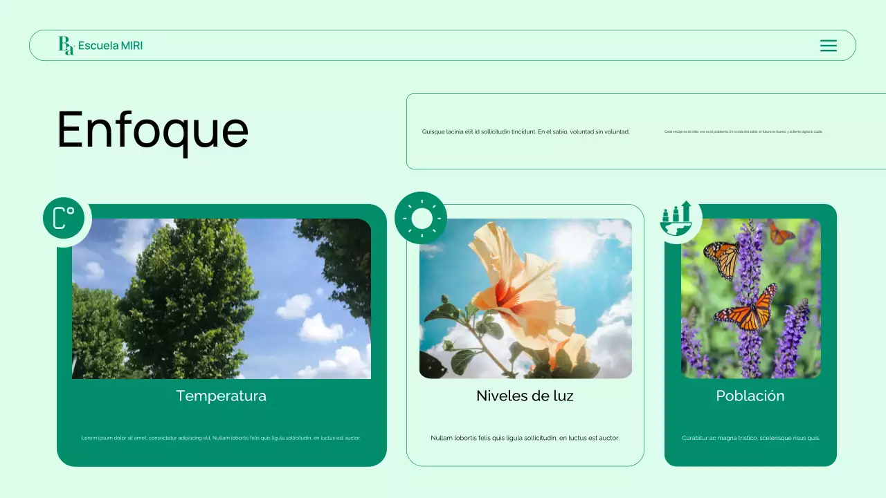 presentación de la biología moderna verde