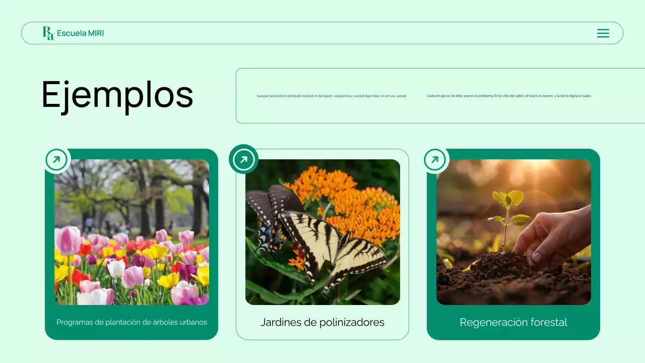 presentación de la biología moderna verde