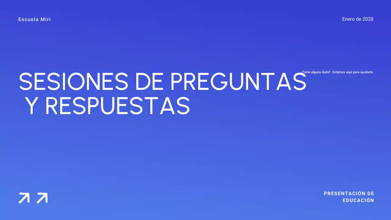 Gradiente azul Mínimo Educación superior Material didáctico general