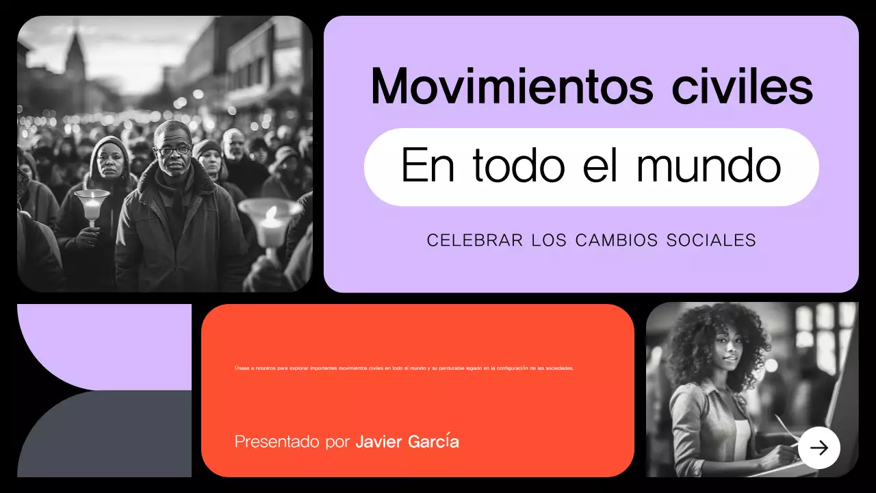 anuncio civil moderno morado