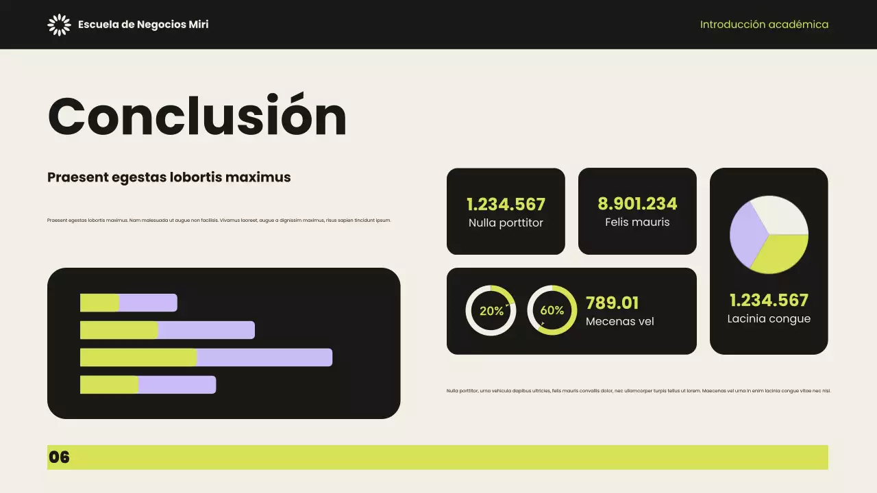 Presentación académica