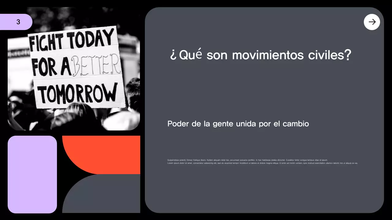 anuncio civil moderno morado