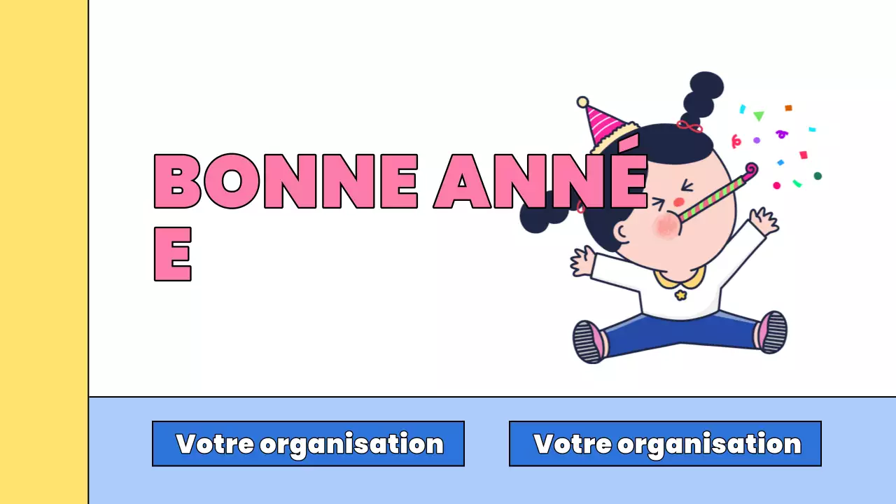 présentation de la bande dessinée rose pour le nouvel an