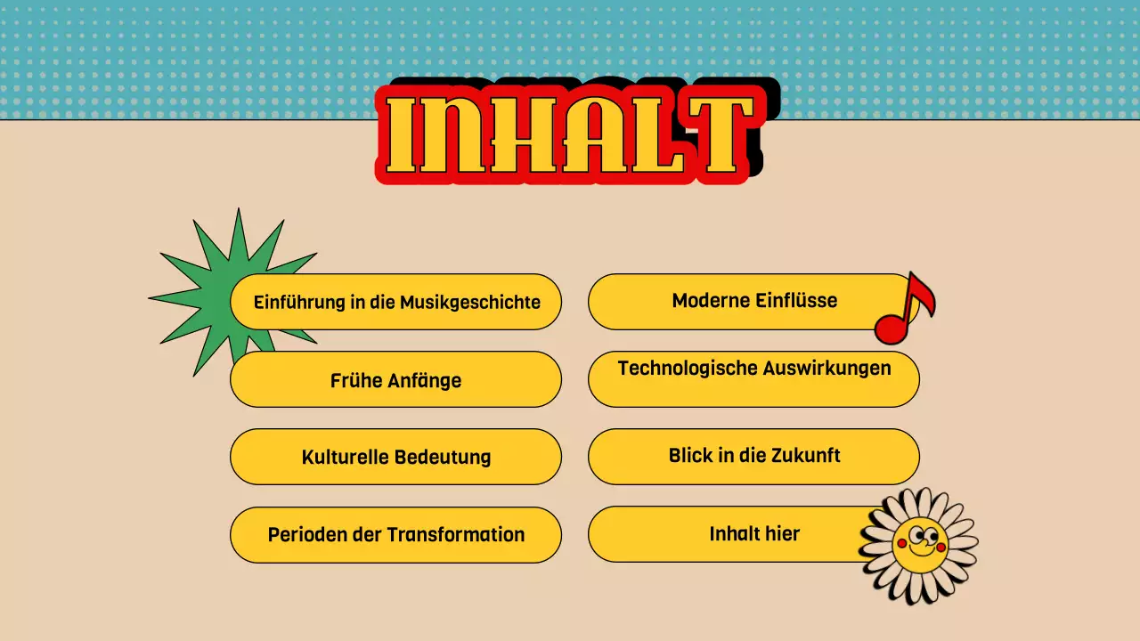 blauer Retro-Musikführer