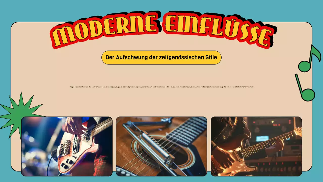 blauer Retro-Musikführer