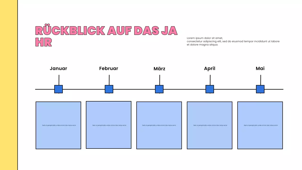 rosa Comic-Neujahrsvorstellung