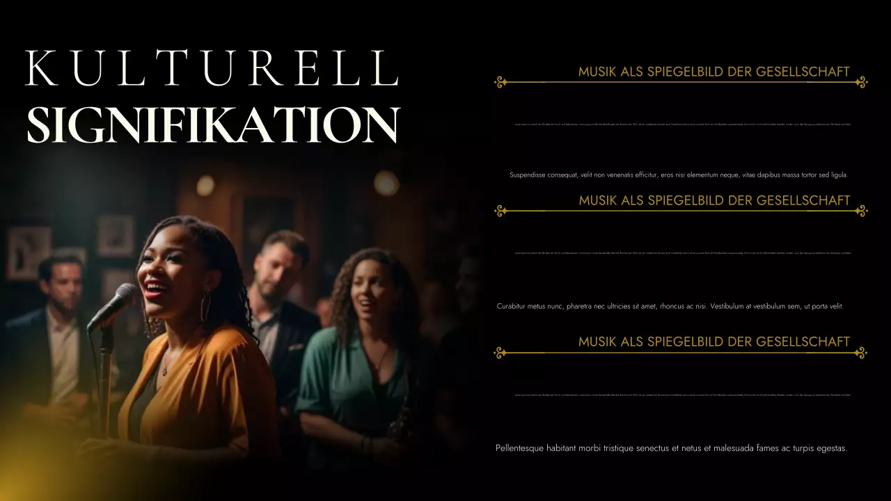 gold vintage music event