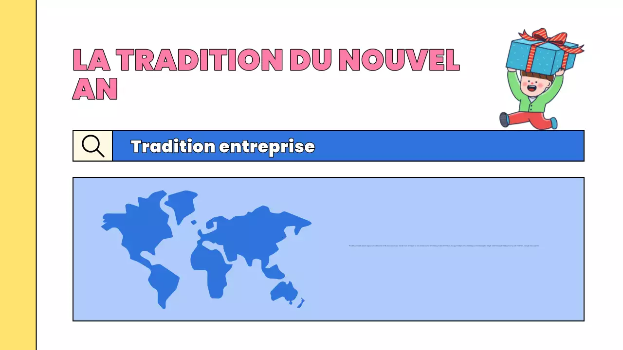 présentation de la bande dessinée rose pour le nouvel an