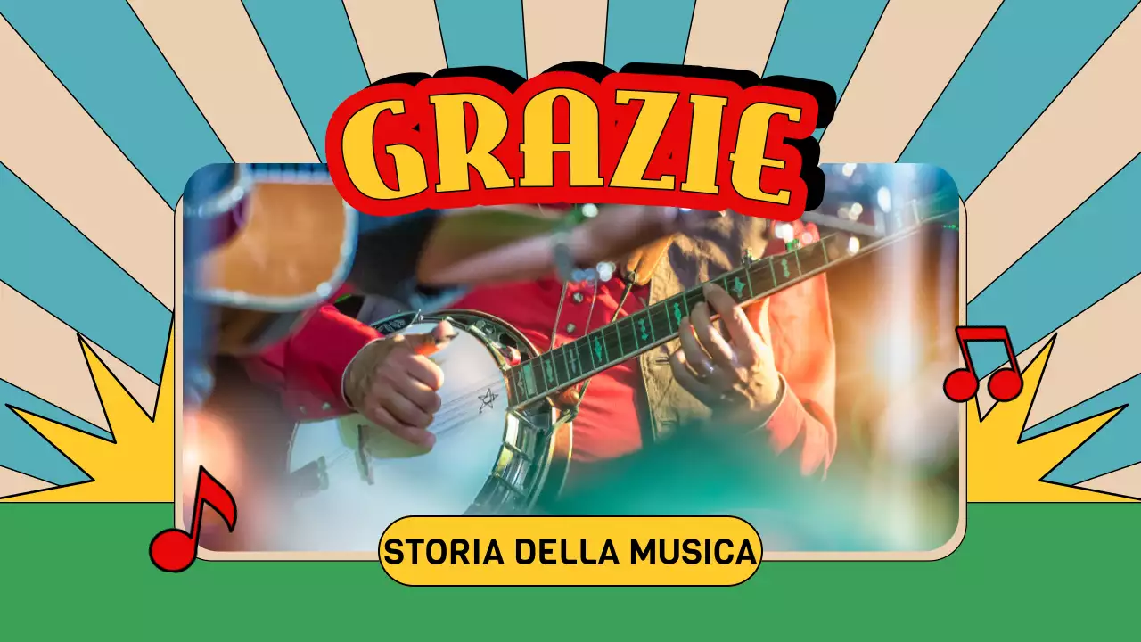 guida musicale blu retrò