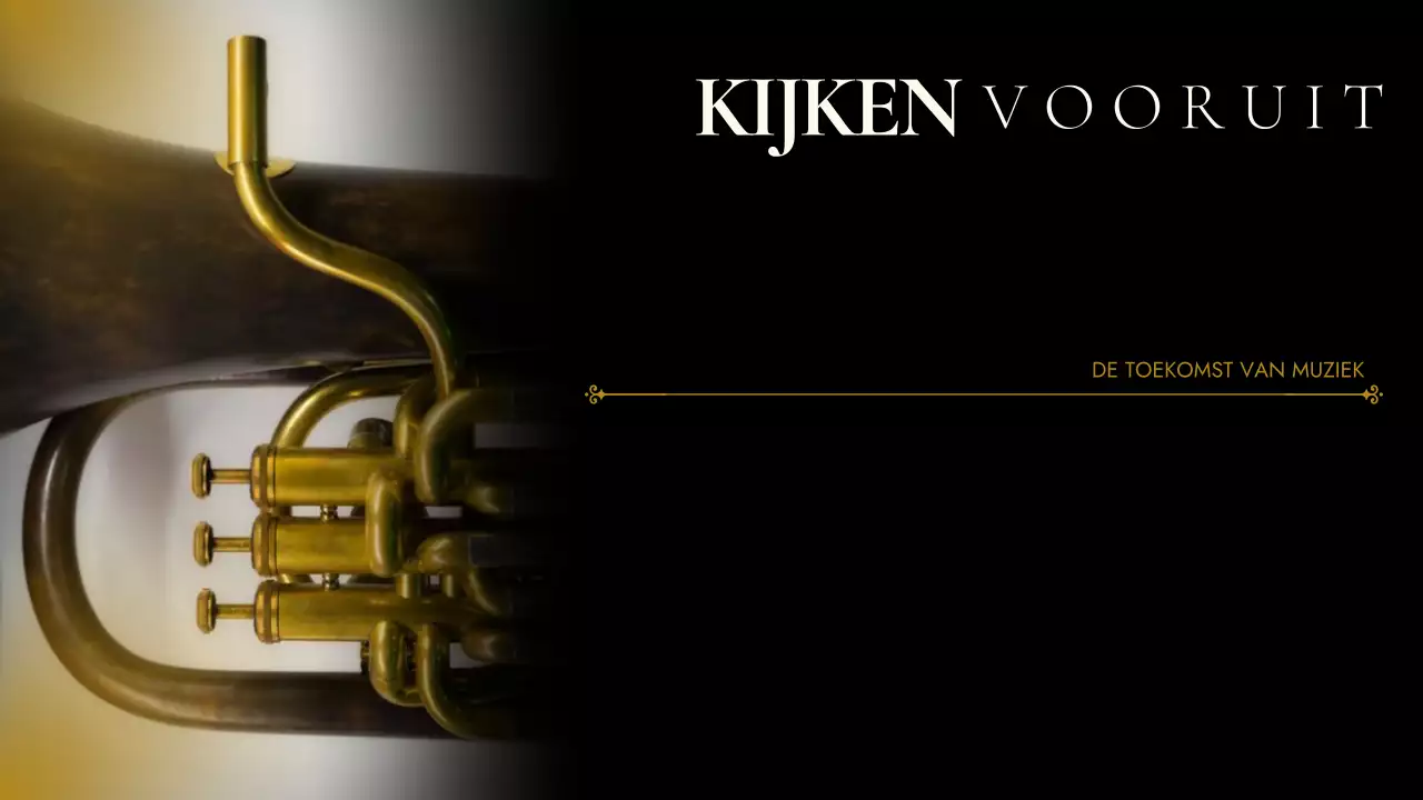 gouden vintage muziekevenement