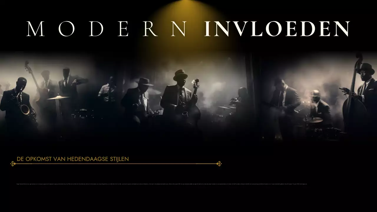 gouden vintage muziekevenement