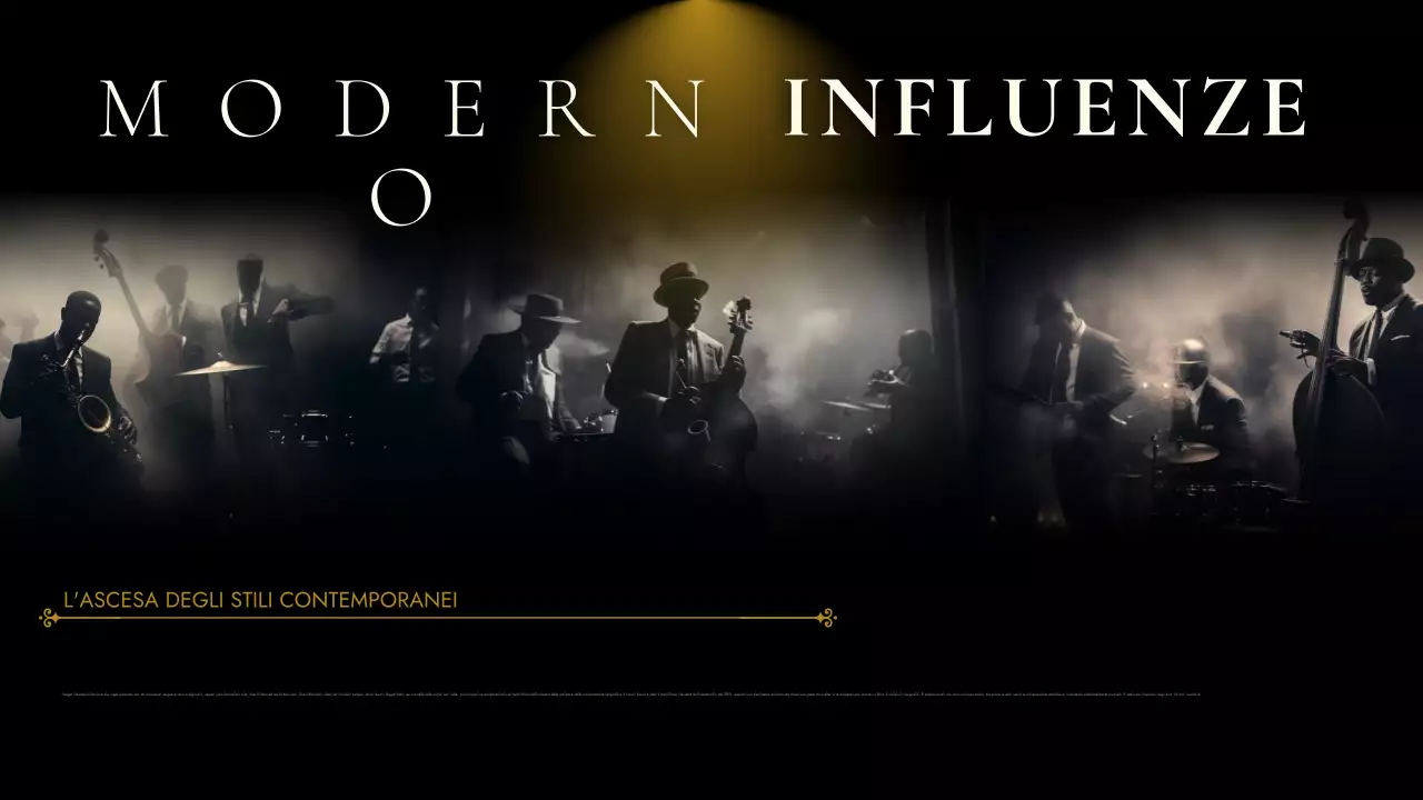 evento musicale gold vintage