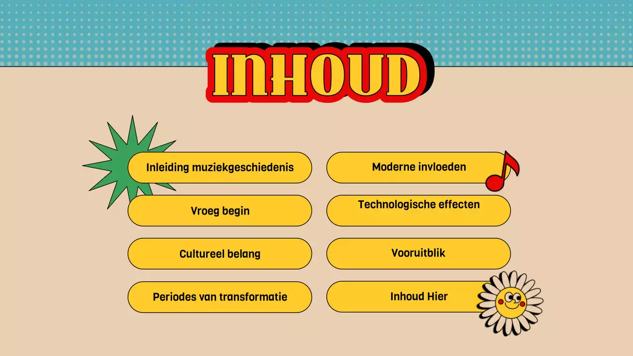 blauwe retro muziekgids