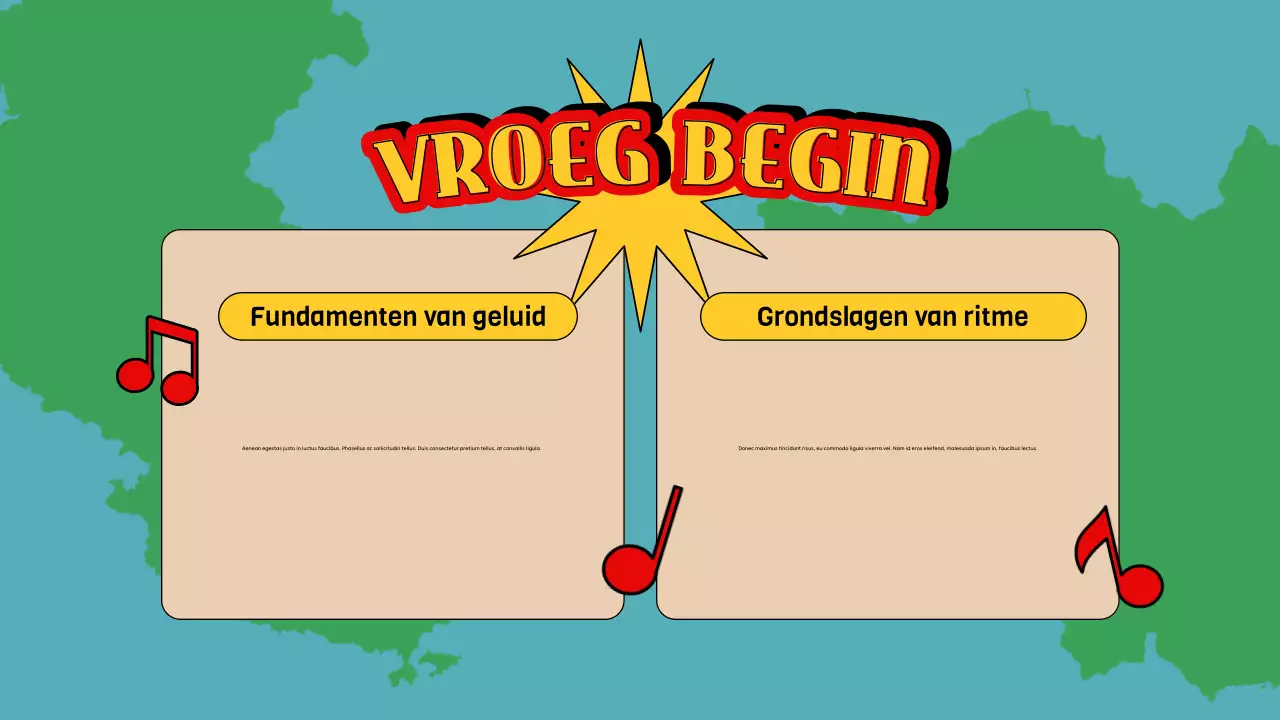 blauwe retro muziekgids