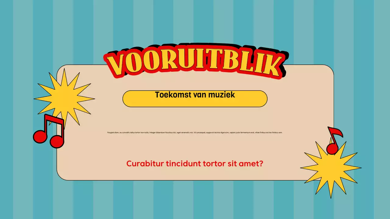 blauwe retro muziekgids