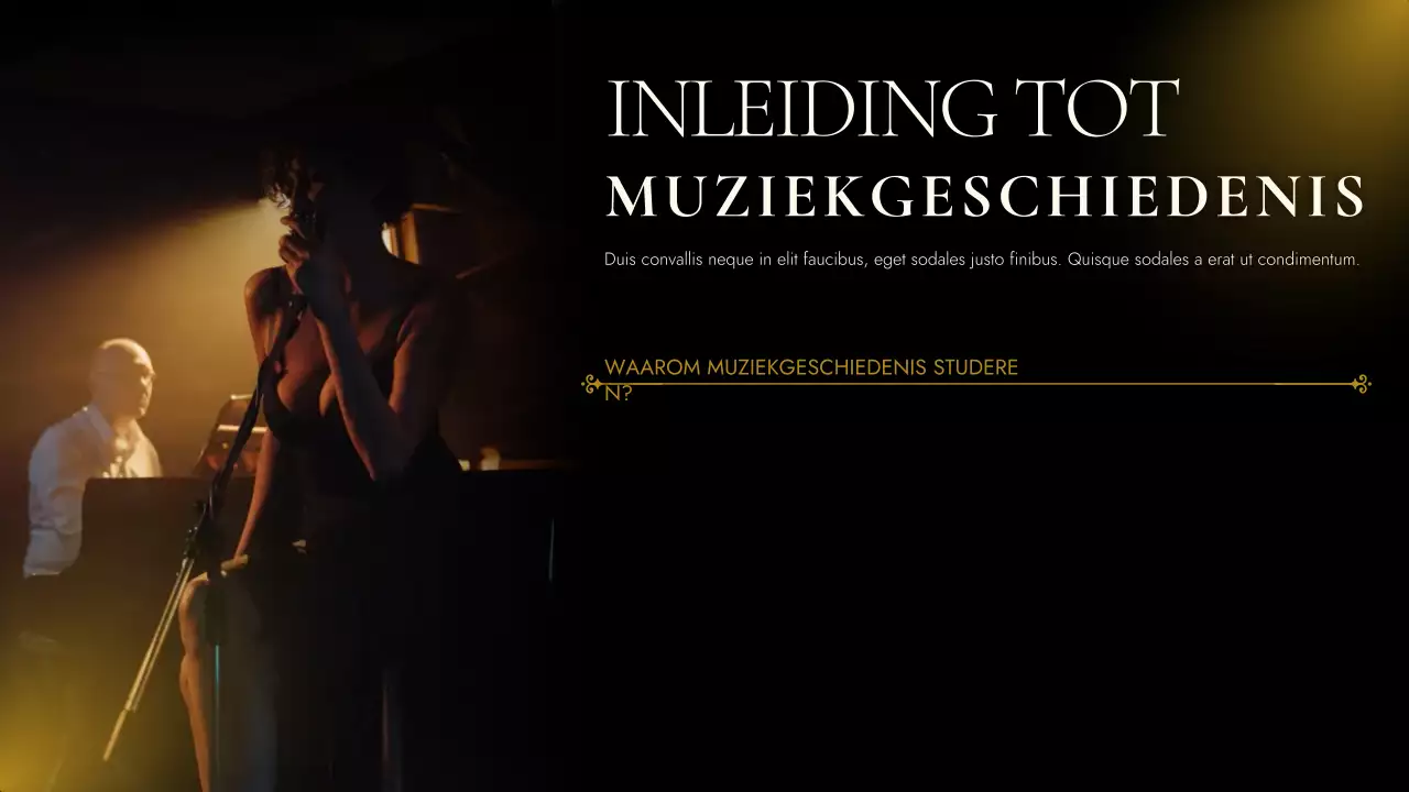 gouden vintage muziekevenement