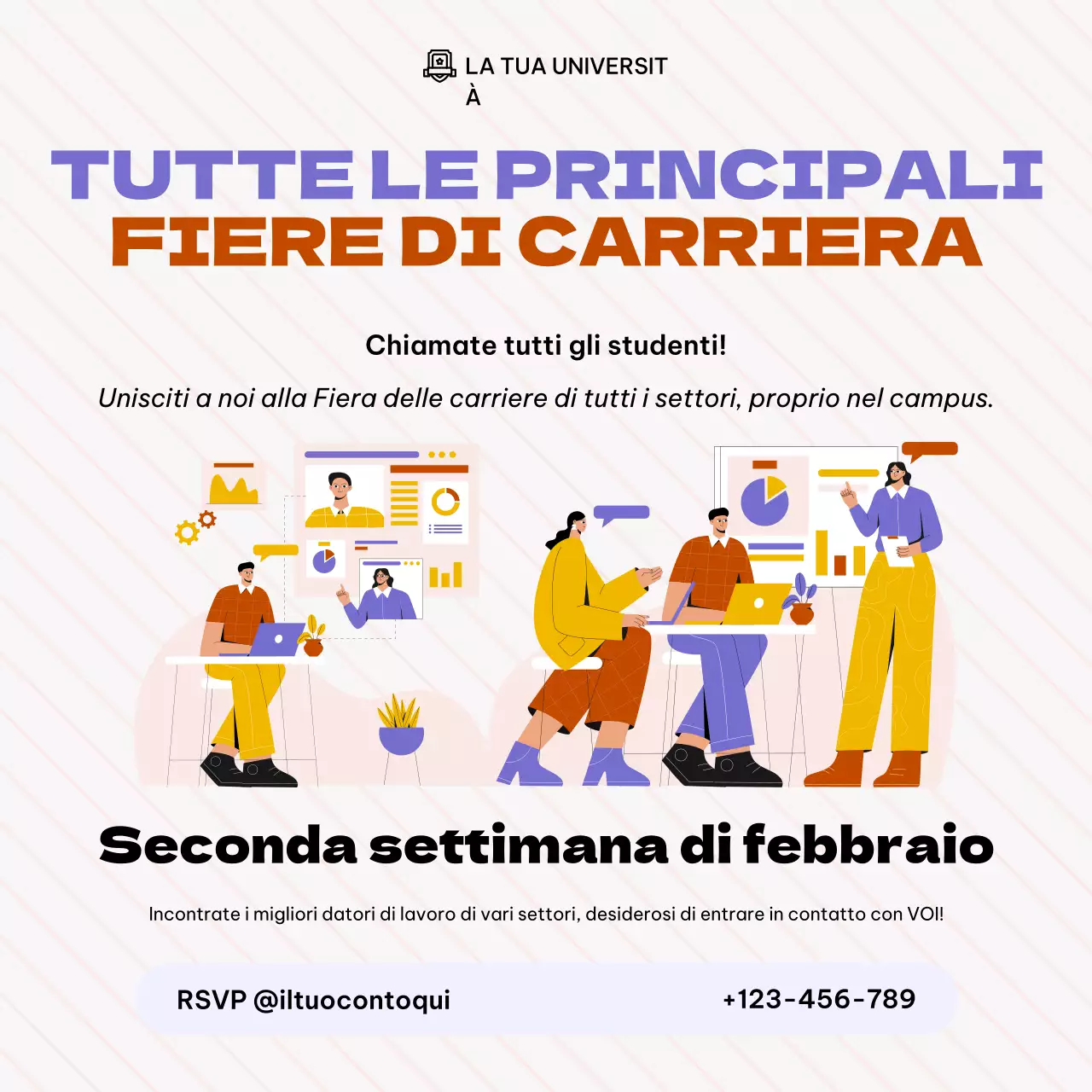 evento arancione sulla carriera moderna