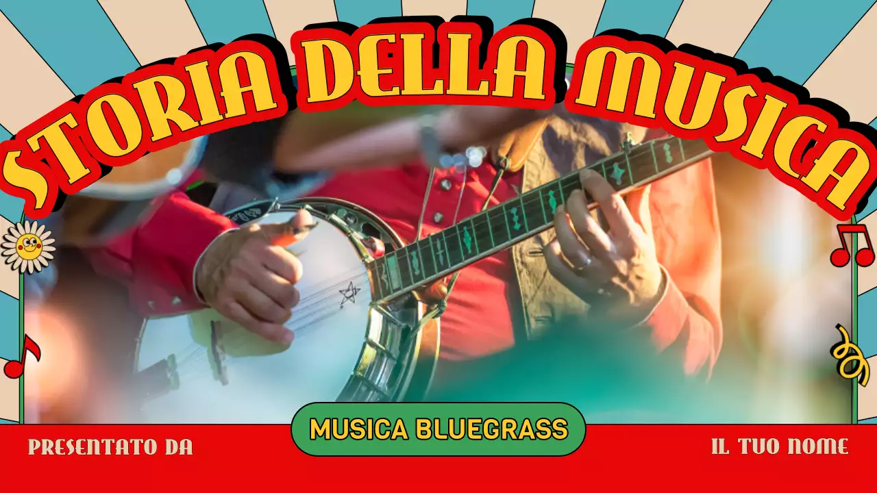 guida musicale blu retrò