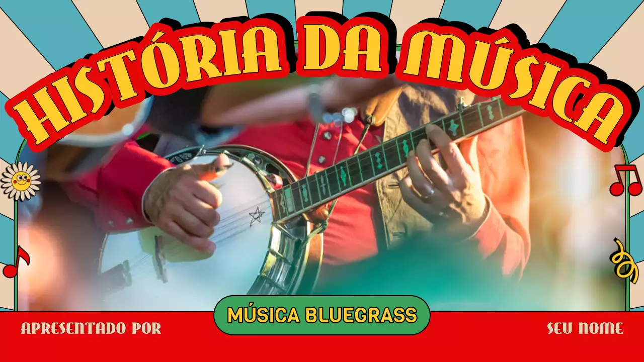 guia de música retro azul