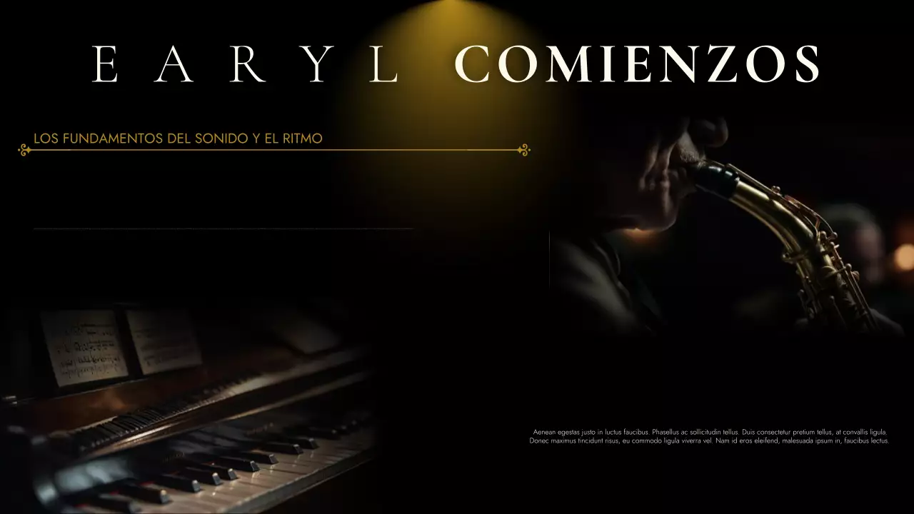 Gold Vintage Music Event