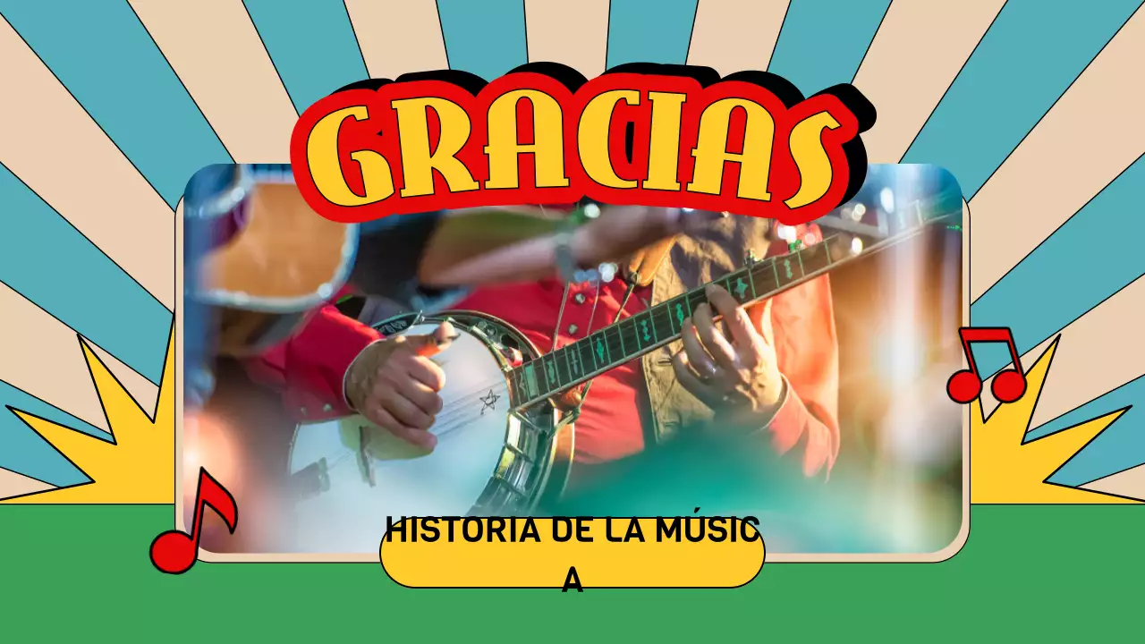 guía de música retro azul