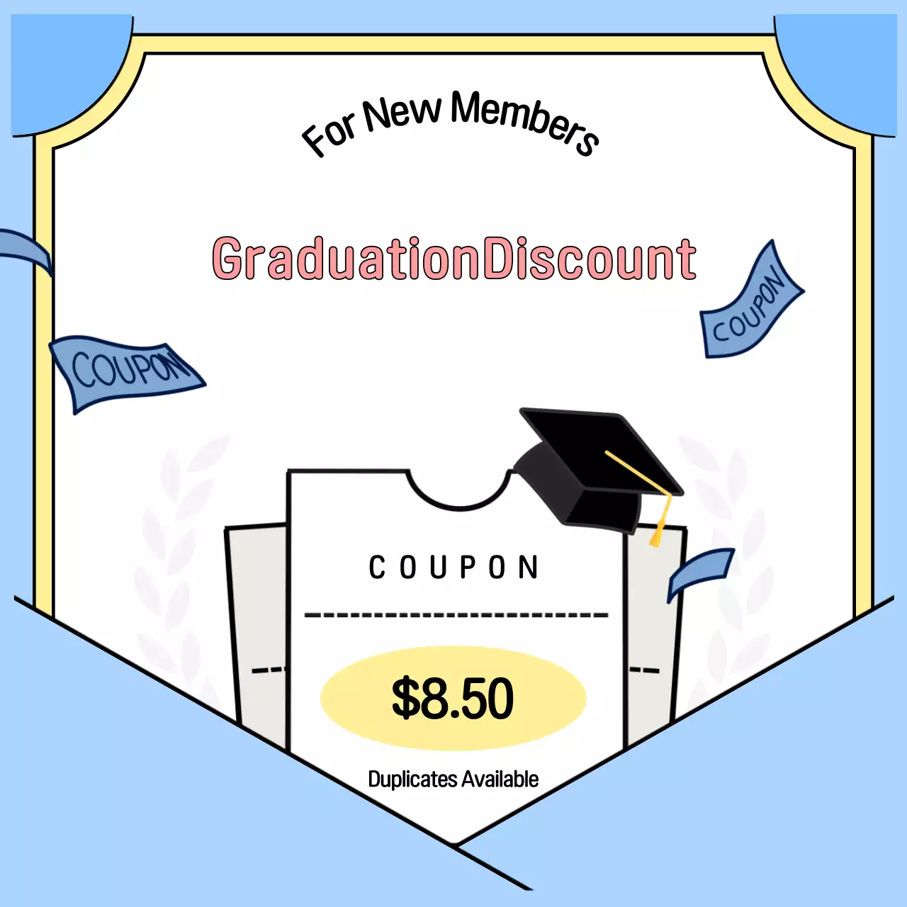 Graduação em azul claro