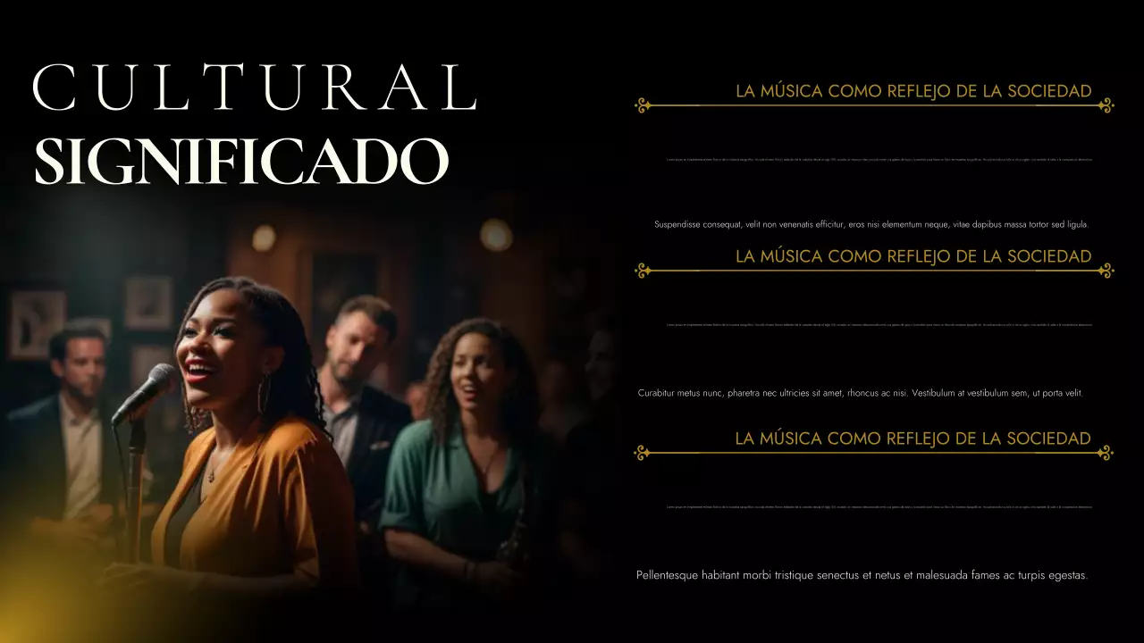 Gold Vintage Music Event