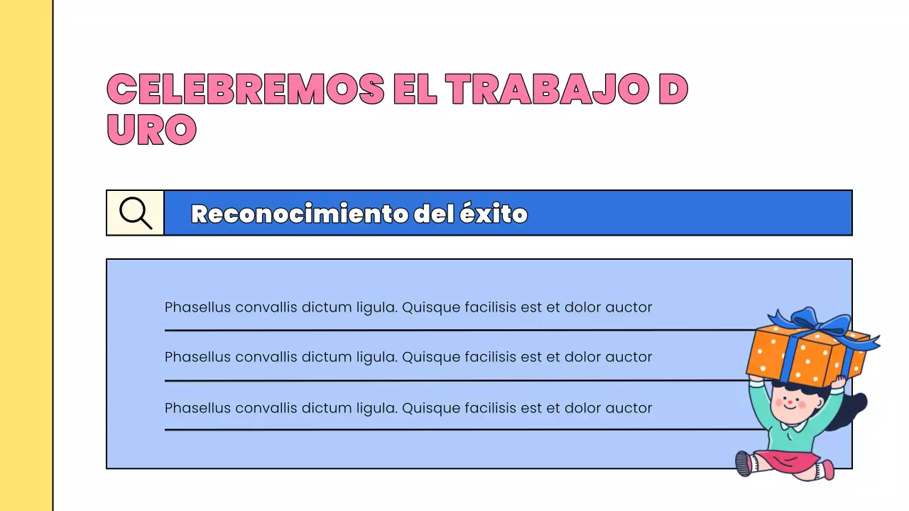 pink comic presentación de año nuevo