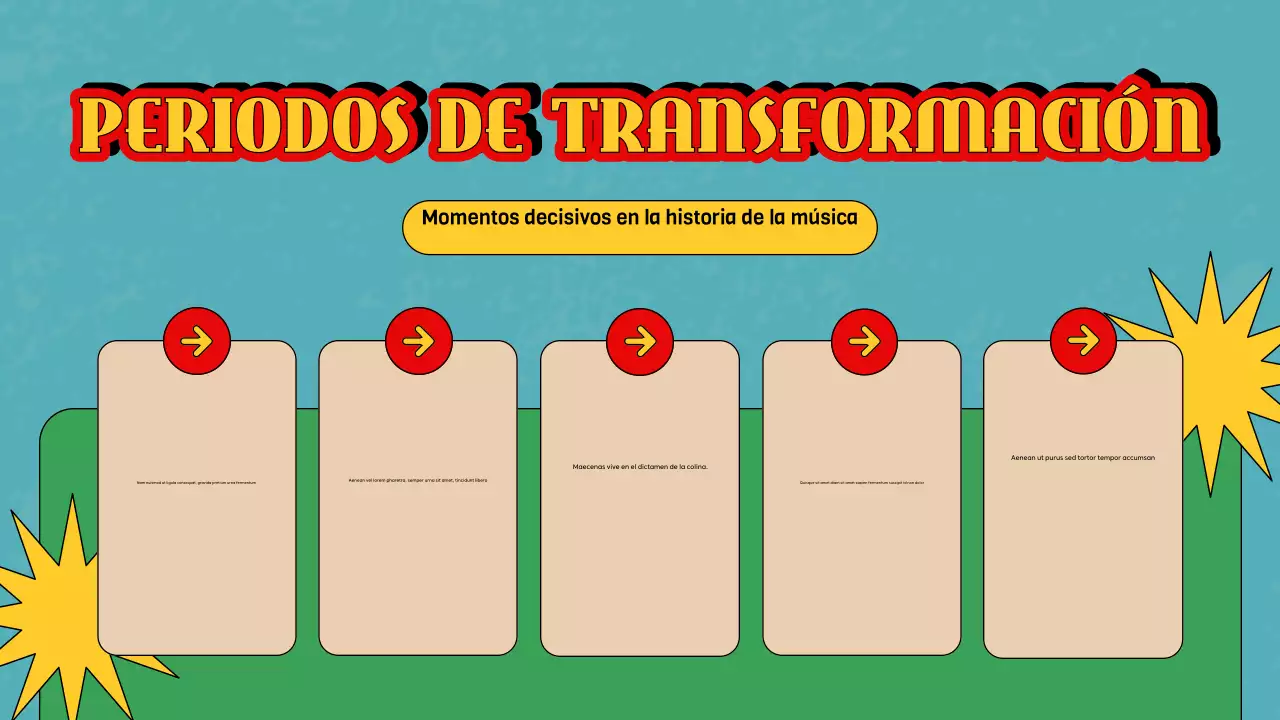 guía de música retro azul